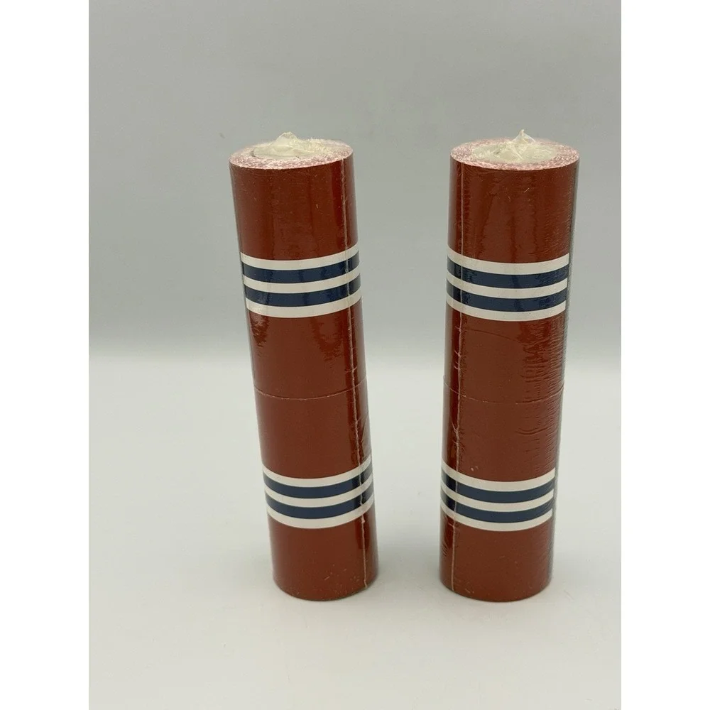 Nautica Wallpaper Border Red Navy Stripe 5 Yards Lot of 4 Sealed NEW